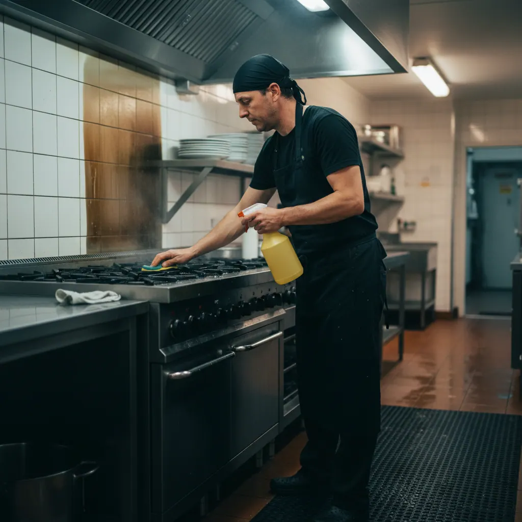Restaurant deep cleaning