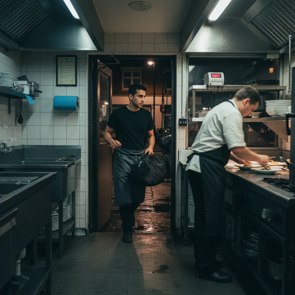 Emergency kitchen porter cover